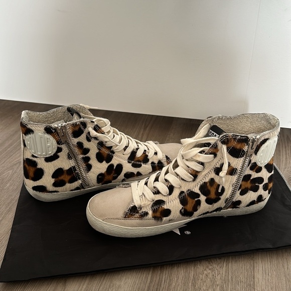 Golden Goose Animal Print Pony Fur Francy, Size 37 Kids - Picture 6 of 8